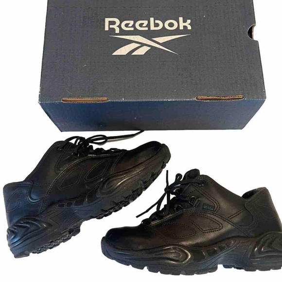 Reebok Shoes - Reebok Work Shoe Women’s Athletic Size 9 Black Leather CP810 Duty Uniform